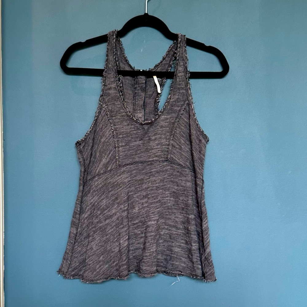 Free People Raw Edge Racerback Tank